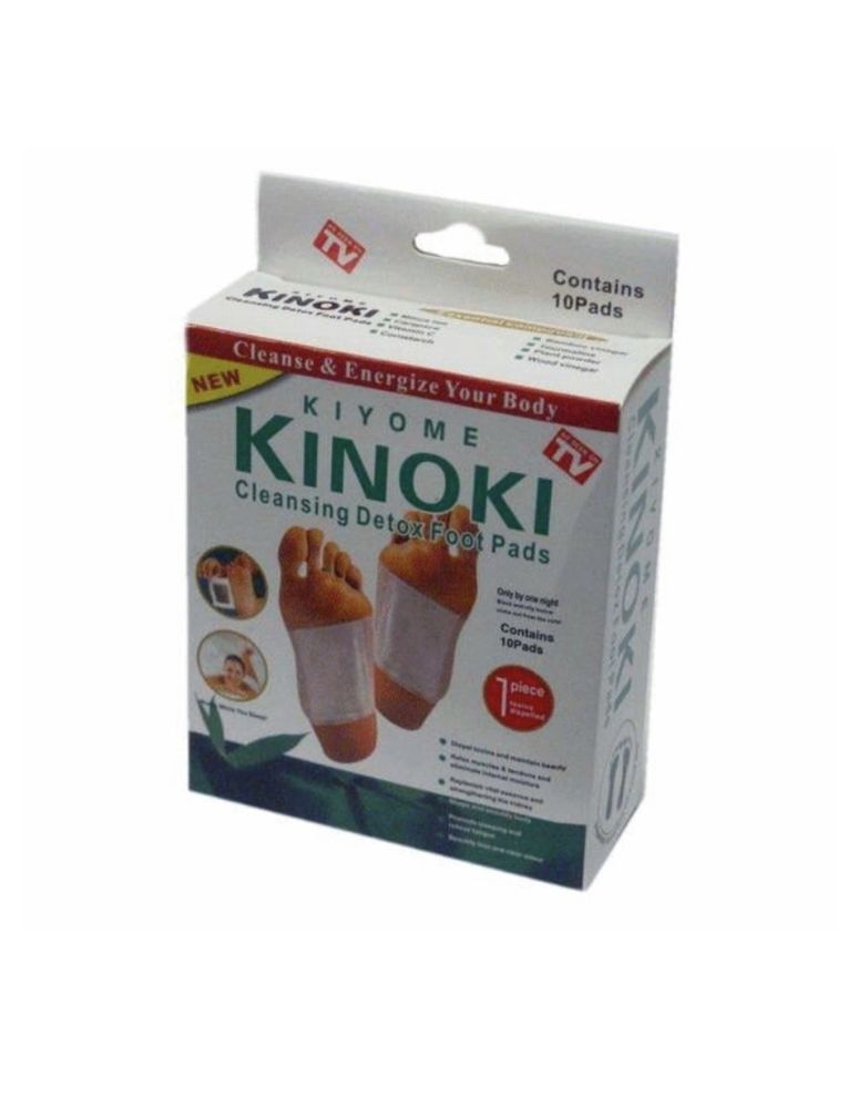Пластырь для ног Kiyome Kinoki для вывода токсинов и очищения  10 шт