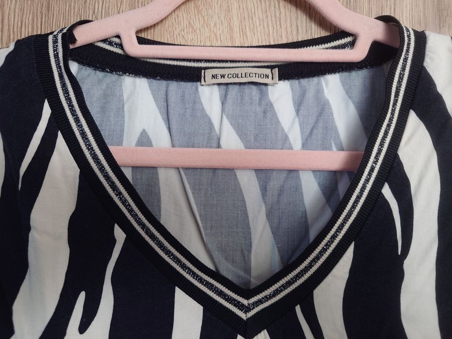 Bluzka w zebrę New Collection Made in Italy 38/40