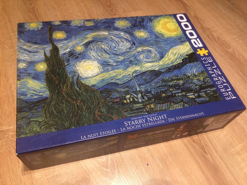 Van Gogh Starry Night Puzzle wysoka jakość 2000