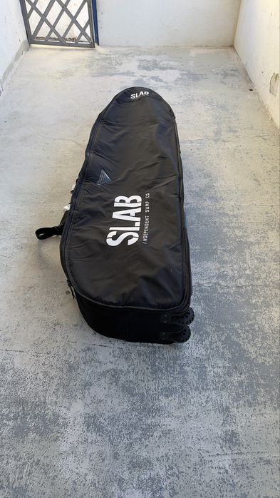 Surf Board Cover SLAB TRAVEL WHEEL Full Black