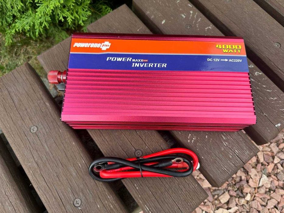 Инвертор Power Inverter 4000W Led 12V 220V Плавный пуск Перетворювач