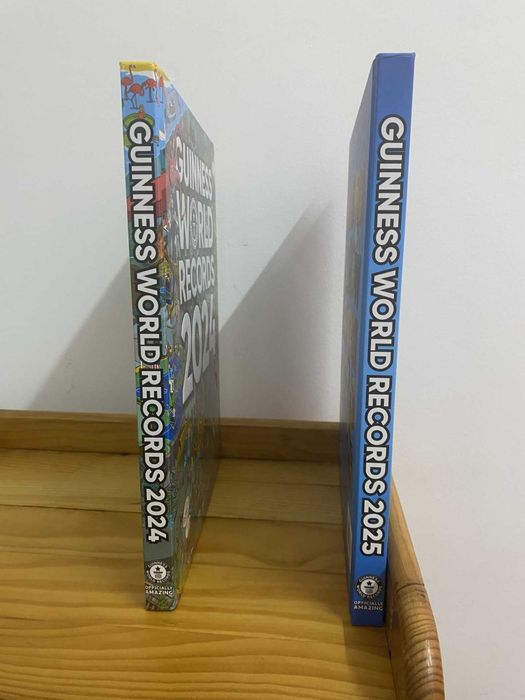 2 Livros Guiness World Records da Coleção Planeta Portugal