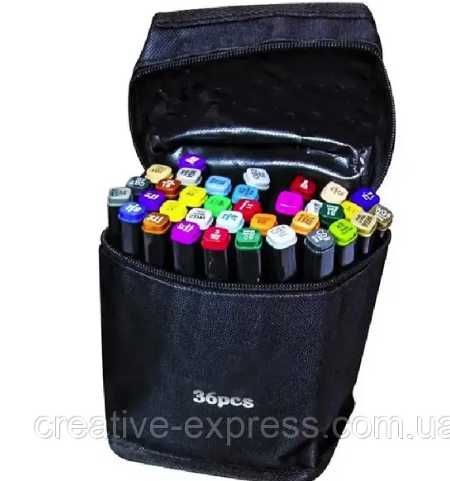 Маркери 36 набір маркерів Touch для скетчингу В чохлі Рисование Набор