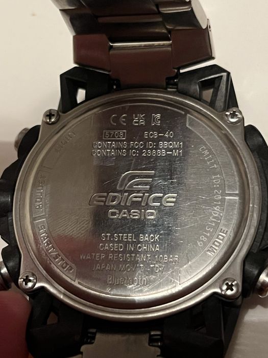 Casio ECB-40PB-1A. Годинник. Часы. Оригінал.