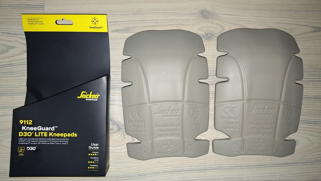 9112 Snickers KneeGuard Lite D30 nakolanniki ochronne robocze serwis