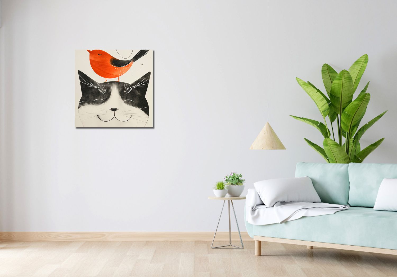 Obraz 60x60cm Pyzaty Przyjaciel