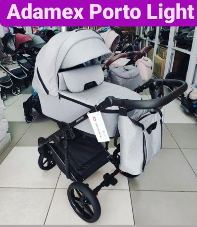 Детская универсальная коляска 2 в 1 Adamex Porto Light Tip в наличии