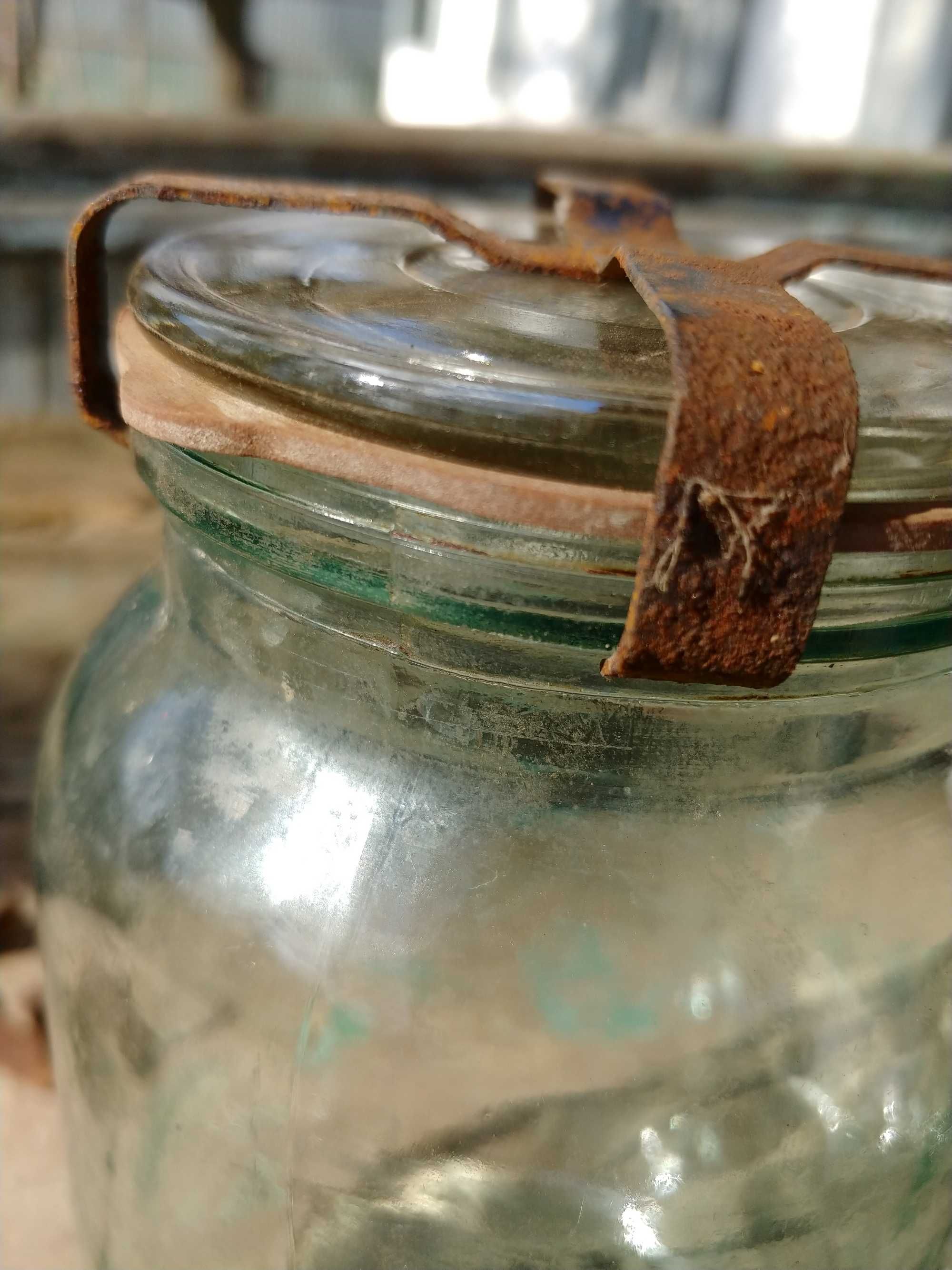 Крышки стеклянные на банки закаточные консервирования и скобами металл