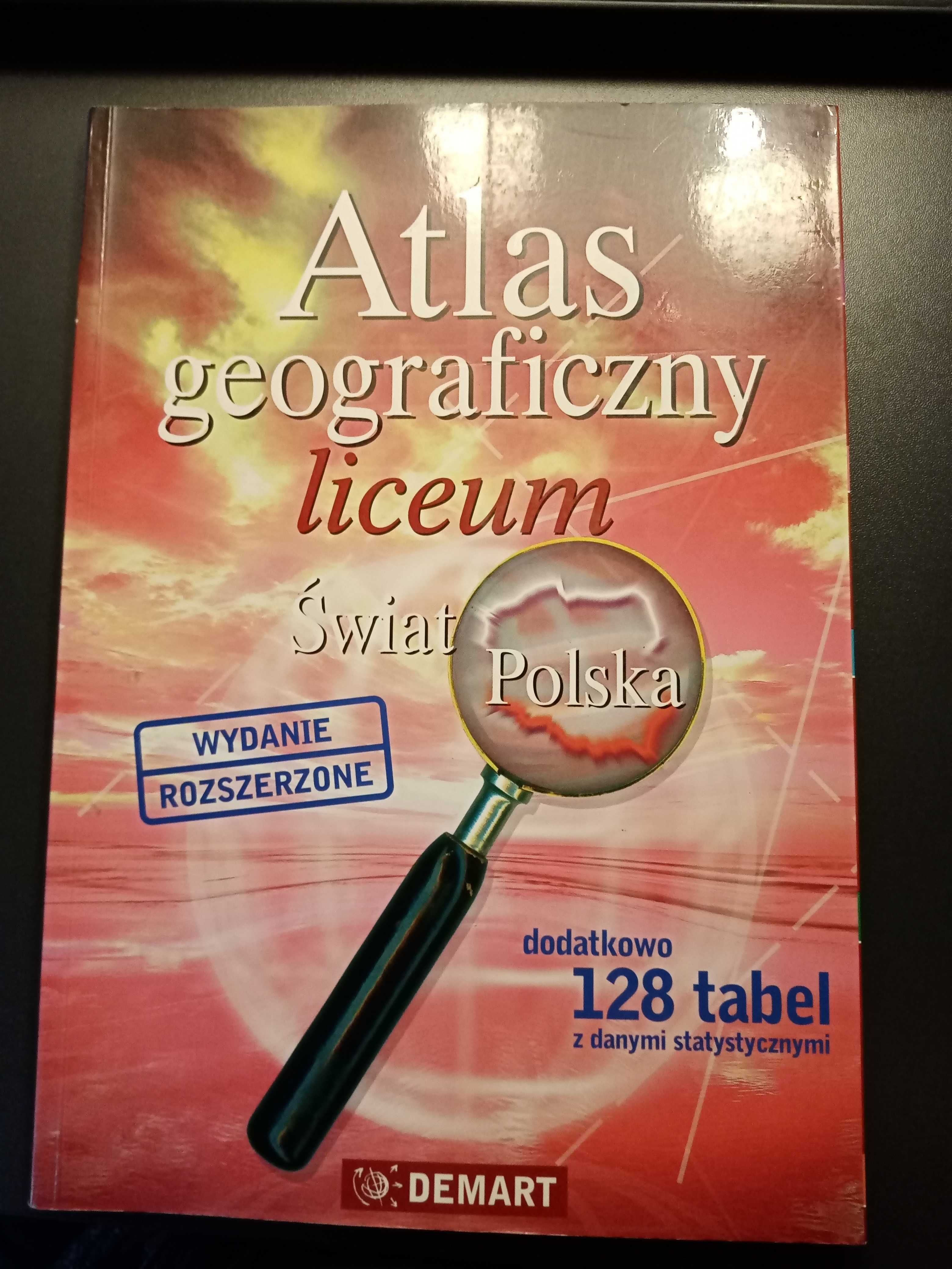 Atlas geograficzny liceum - świat Polska, wydanie rozszerzone