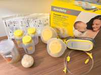 MEDELA Extrator Leite Elétrico Duplo Hands-Free + KIT