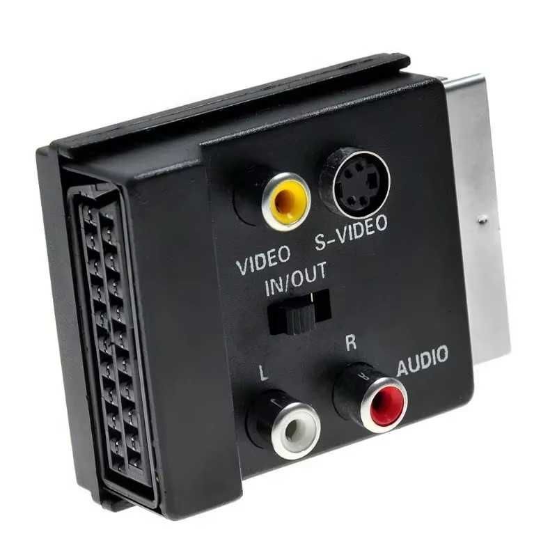 Adaptador SCART RCA audio vídeo