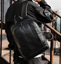 Чоловічий класичний міський чорний мужской рюкзак сумка портфель