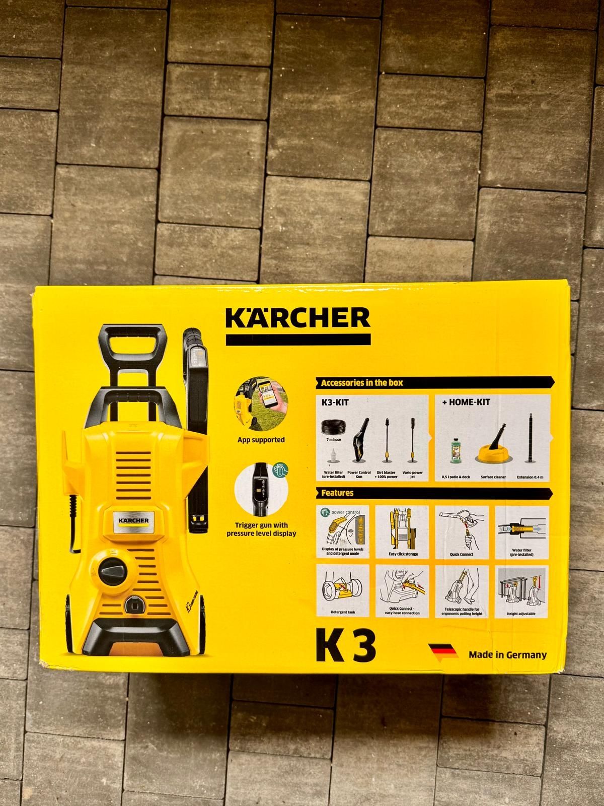 Karcher K3 Myjka Ciśnieniowa Power Control Home Kit - NOWA!