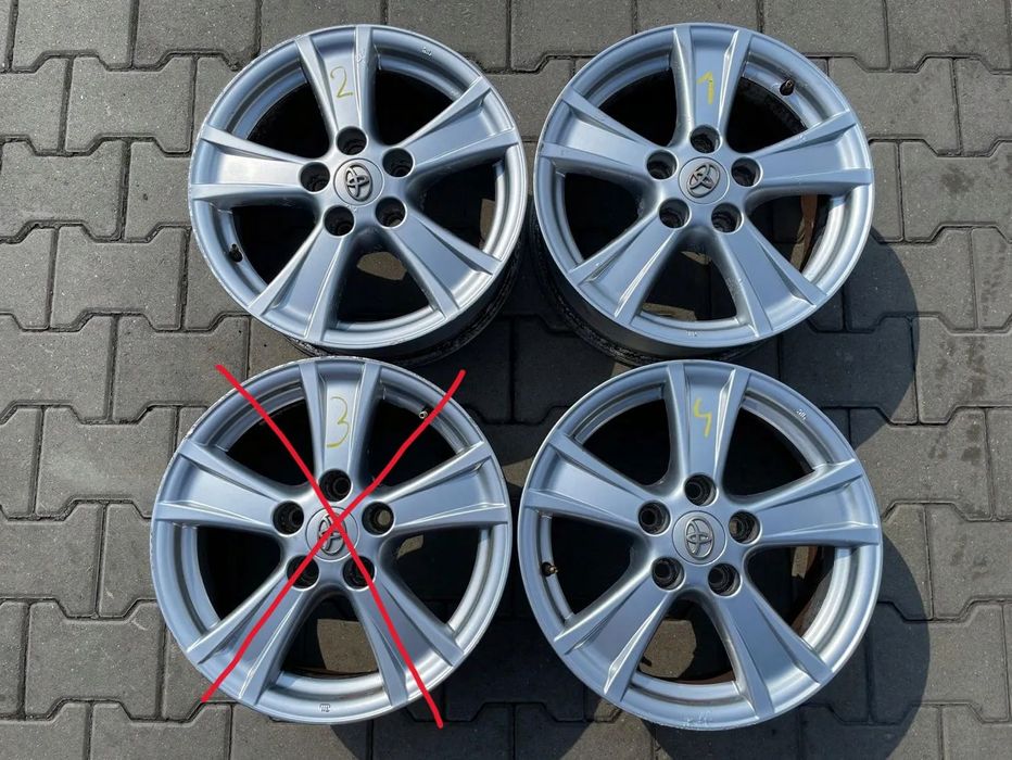 ALU FELGI TOYOTA VERSO 09-18 ET39 6,5Jx16 5x114,3 42611-0F120