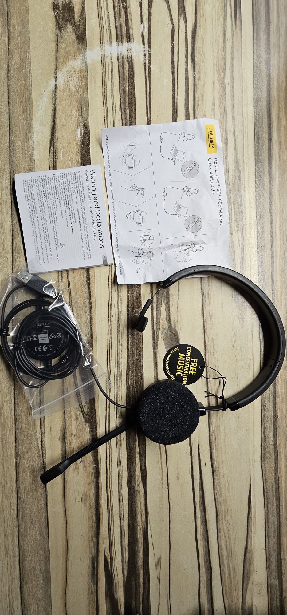 Навушники Jabra Evolve 20MS Mono