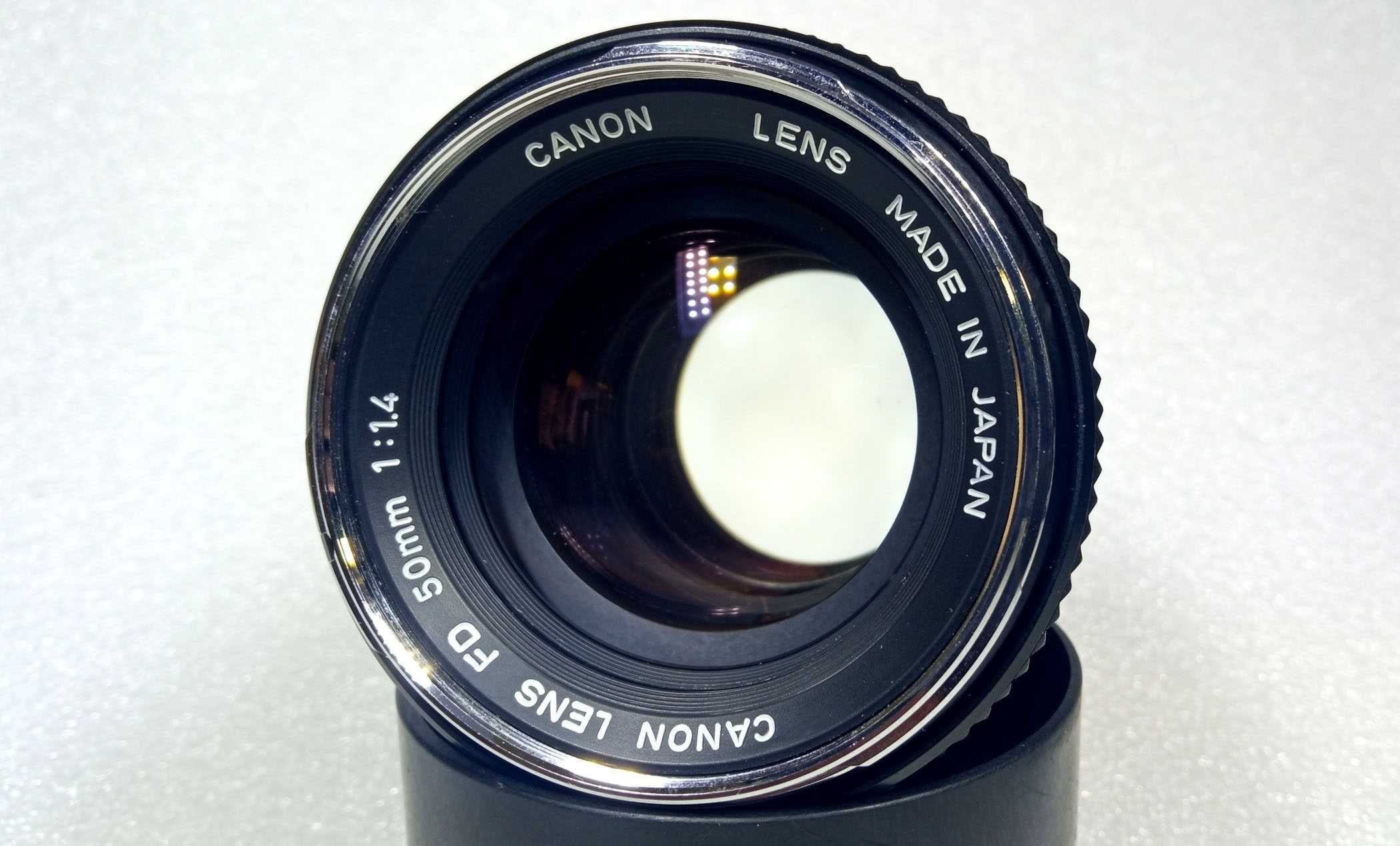 Canon FD 50mm 1.4 chrome nous