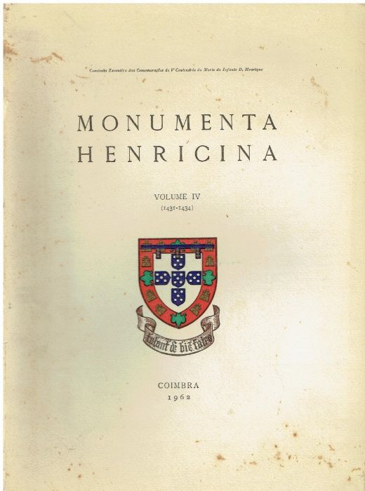 9013 Monumenta Henricina - Vols. - 1 ao 4.