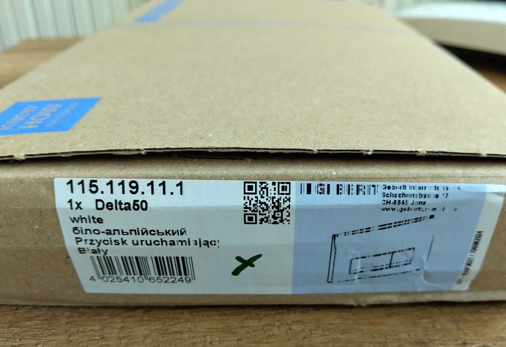 Przycisk do WC Geberit Delta50 biały