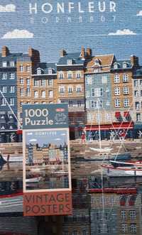 Puzzle 1000 Tactic Vintage posters Honfleur