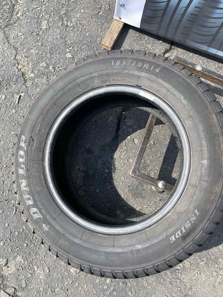 Шини 185/70 R14 пара Dunlop 2021p зима 6мм