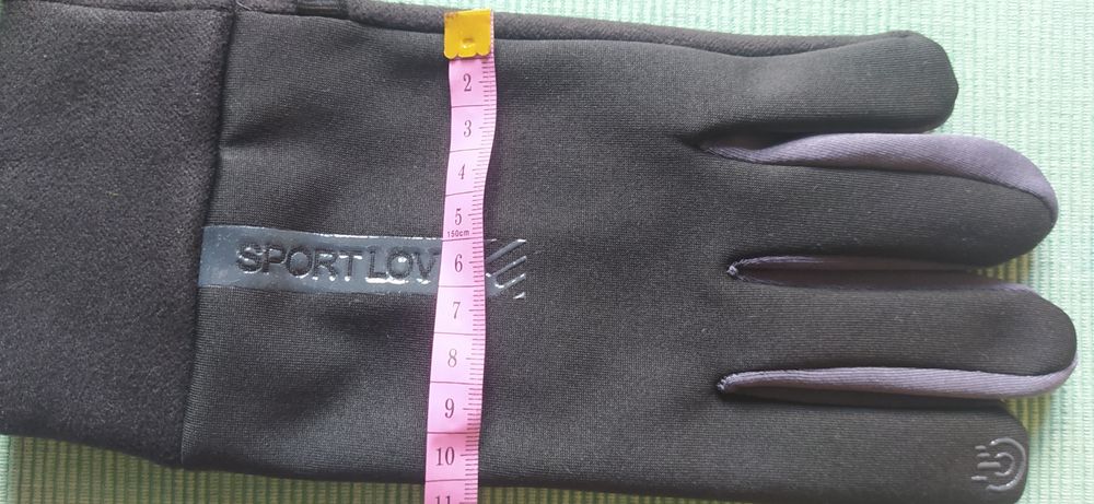 Ciepłe rękawiczki rowerowe.