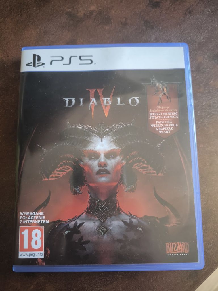 Diablo IV ps5 plus kod na wierzchowca i pancerz