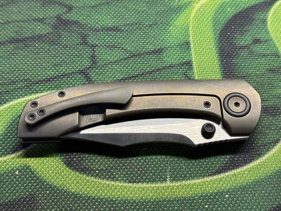 Ніж Brian Brown Raptor V2 - Bronze Anodized Titanium М390
