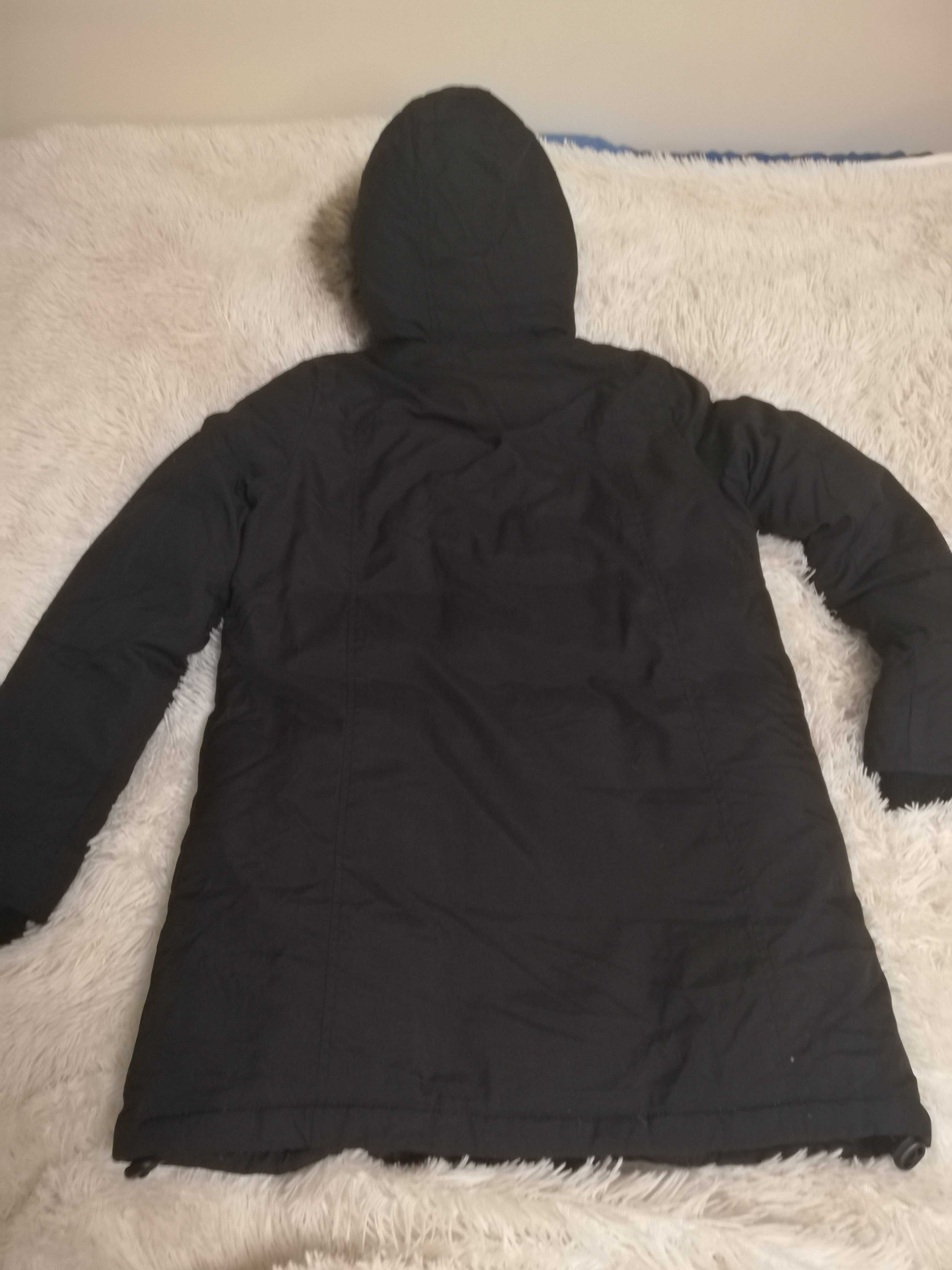 kurtka puchowa ONLY xs s 36 czarna zimowa xs s 36 parka puchowa xs s