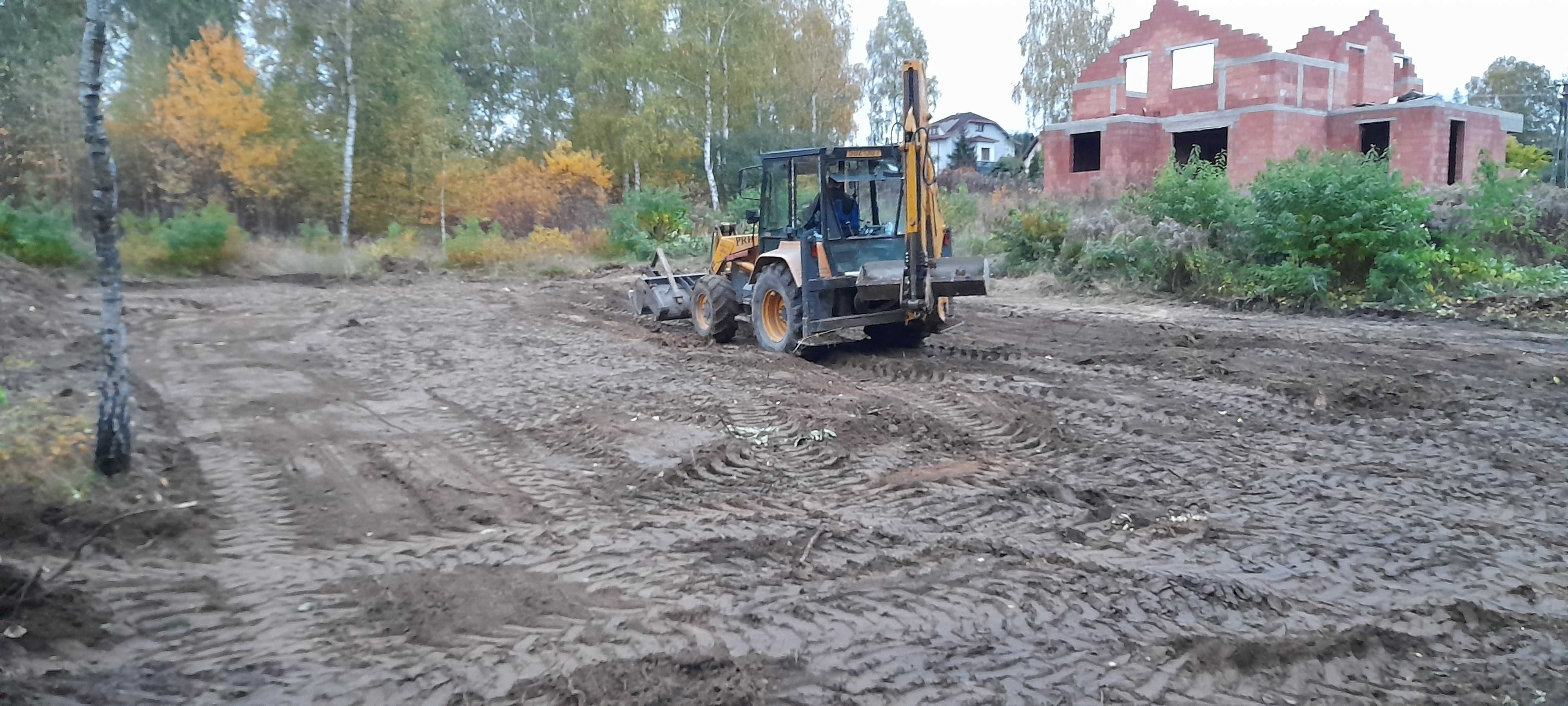 Usługi minikoparka przyłącza brukarstwo wywrotka rozbiórki ogrody