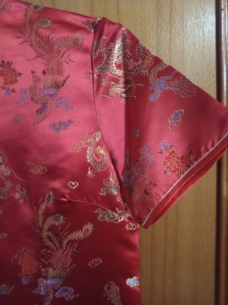 Платье в китайском стиле Ципао