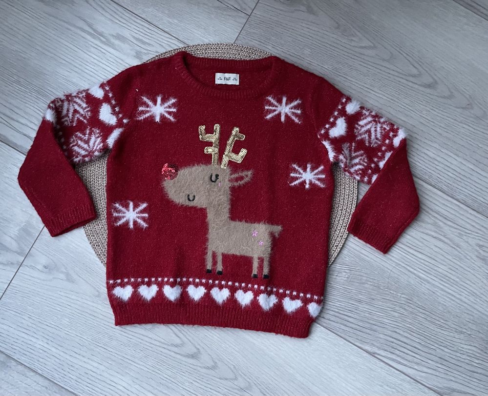 Новорічний светр новогодний свитер