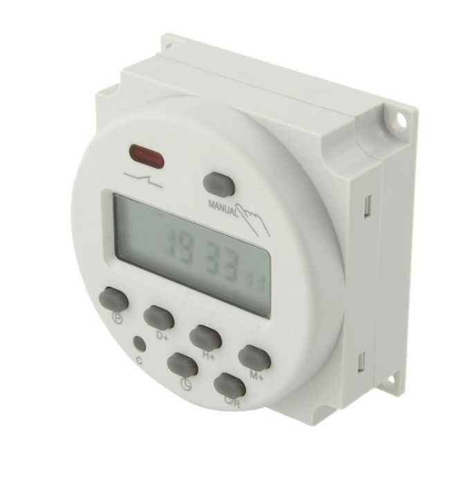 Temporizador (1 segundo) relógio programavel digital 7 dias 220V