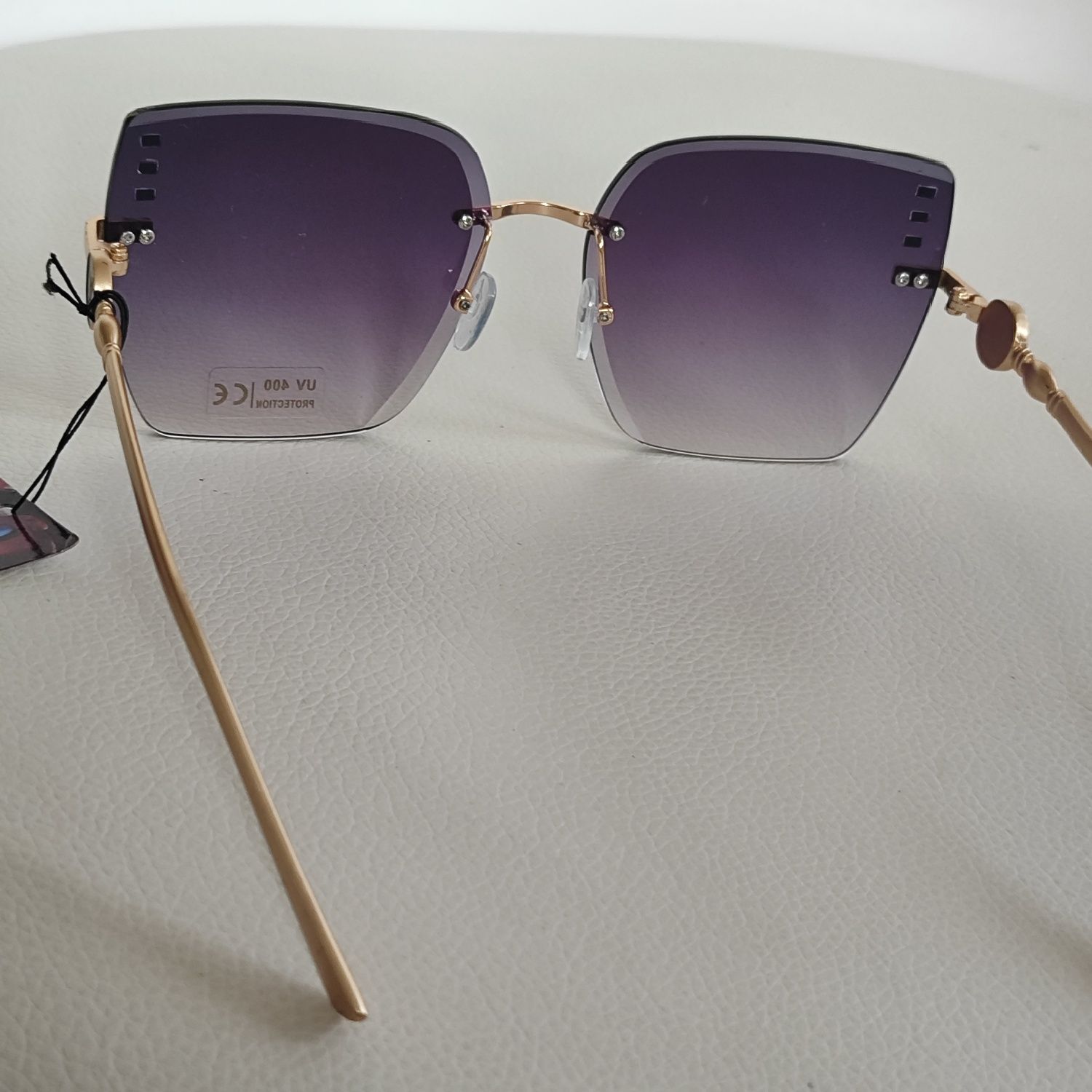 Okulary Lv Louis Vuitton damskie fiolet unikatowe okularki UV400 ochro