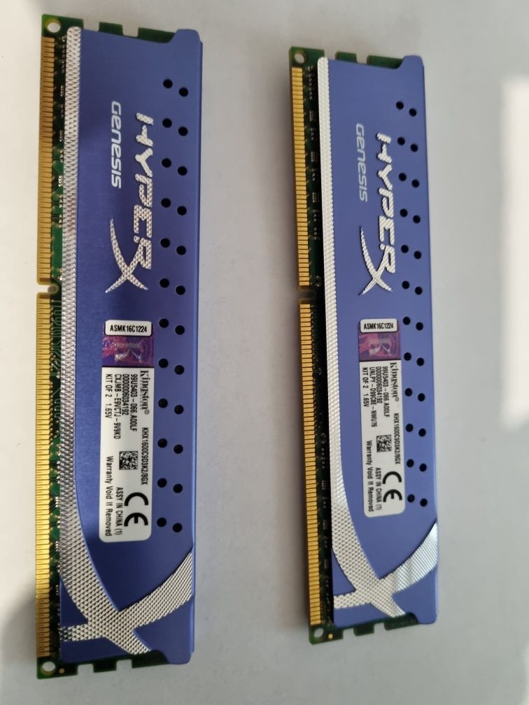 DDR3 Kingston hyperx genesis 2 x 4 GB