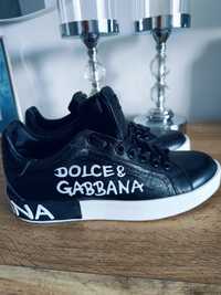 Buty dolce gabbana czarne 36 sneakersy