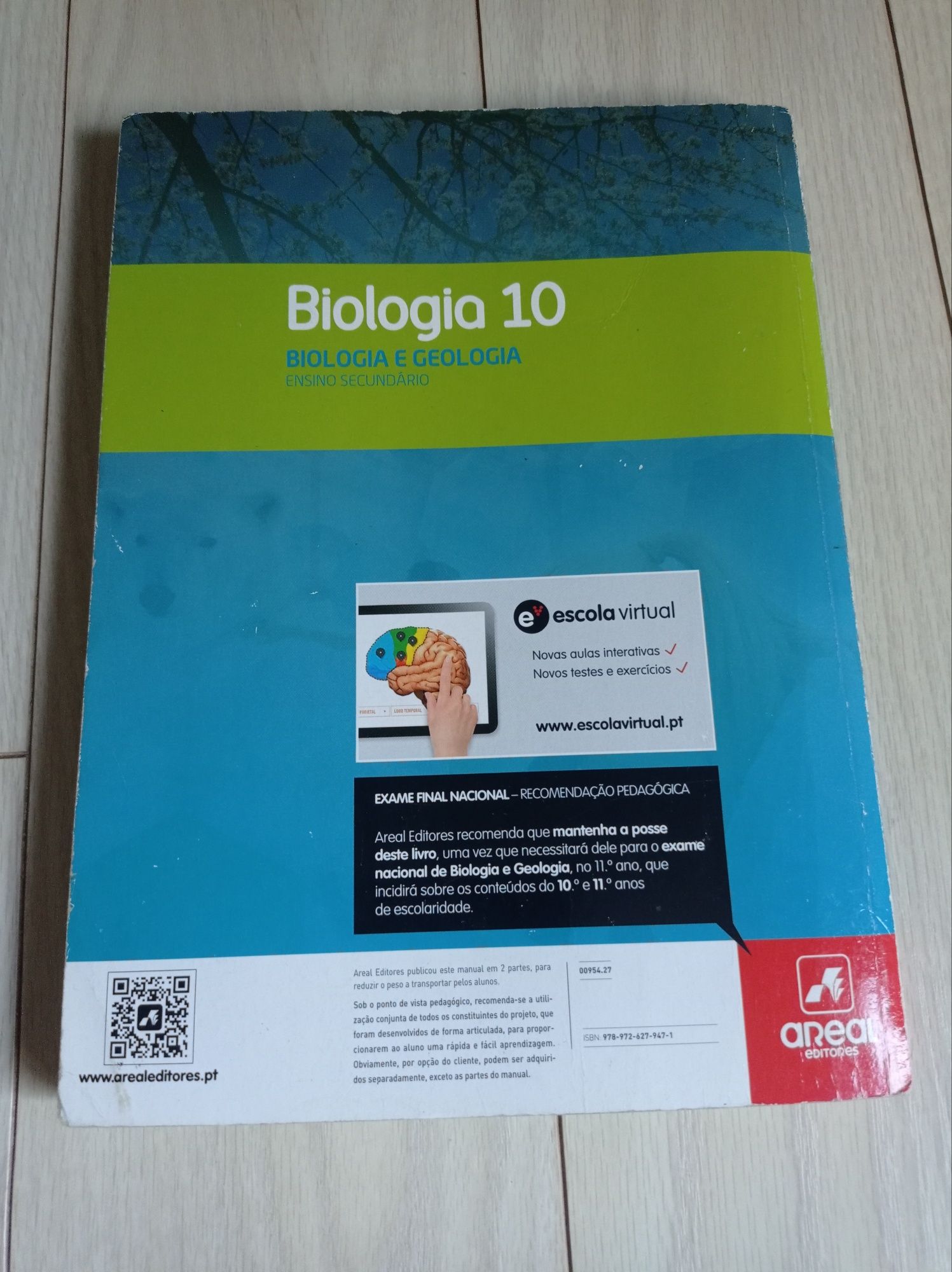 Manual Biologia 10* ano, Areal editores