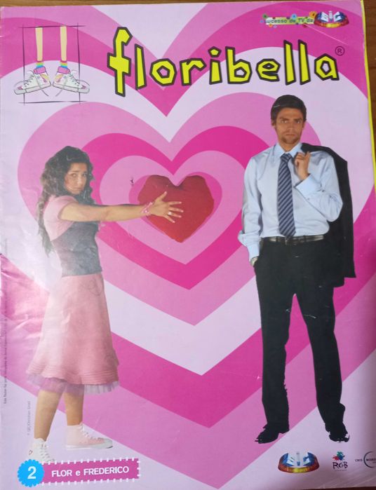 posters coleção Floribella com Luciana Abreu completa 4 posters