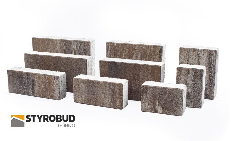 STYROBUD kostka brukowa akcento 6 cm colormix