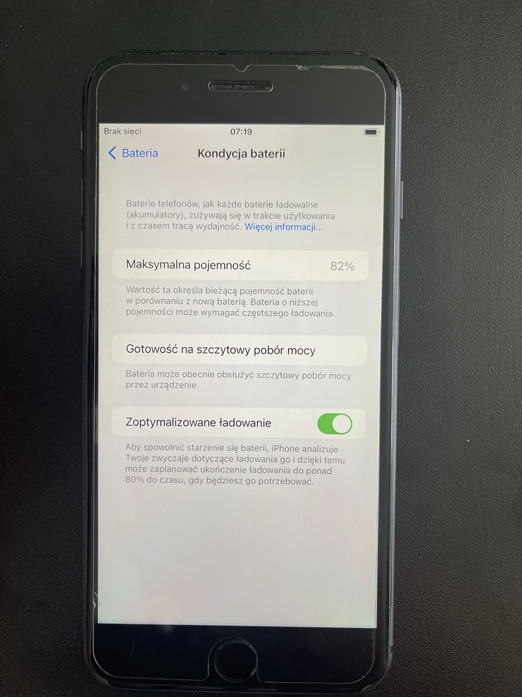 Iphone 8 plus - czarny - dodatkowe szkła