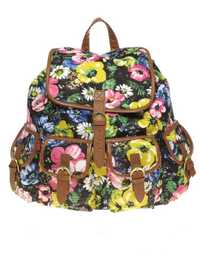 ASOS Plecak Flowers Kwiaty Kwiatki Vintage