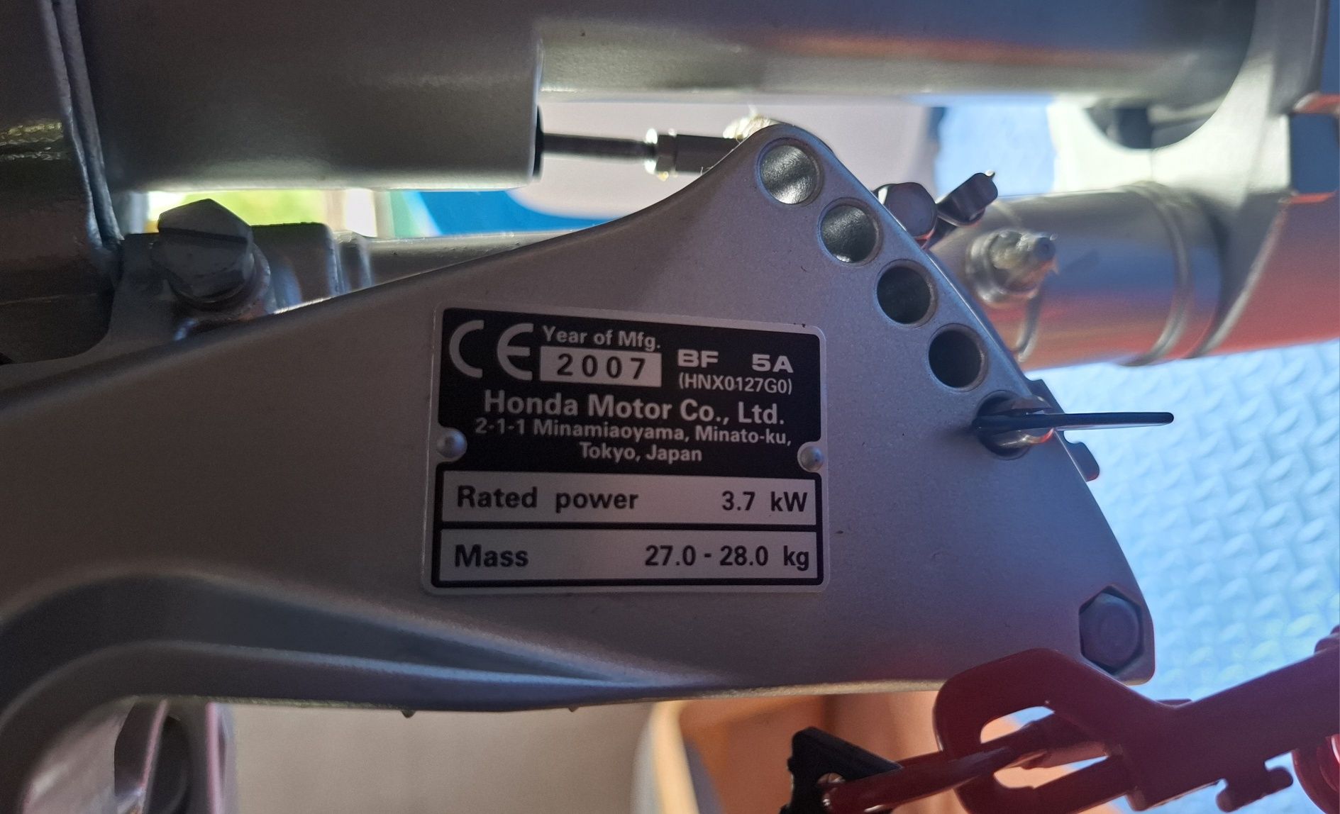 Silnik zaburtowy HONDA BF. 5 do pontonw łodzi sporty wodne Yamaha