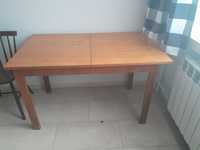 Drewniany stół PRL