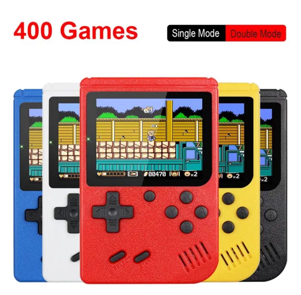 Consola portátil com 400 jogos tipo gameboy