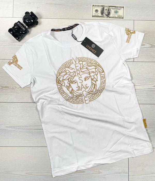 РАСПРОДАЖА! Dolce Gabbana брендовая мужская футболка черная белая