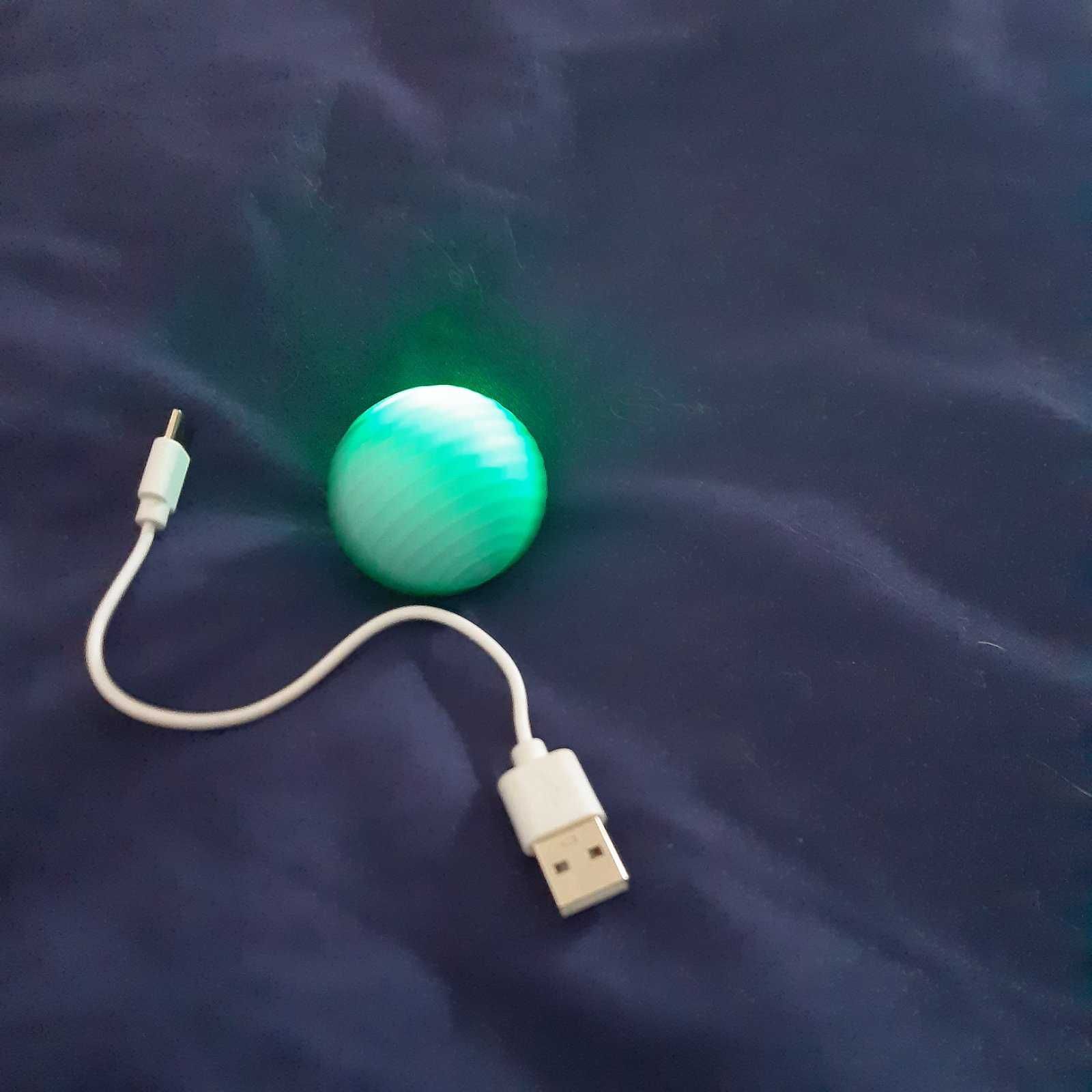 Интерактивная игрушка вращяющийся мячик для котов и собак