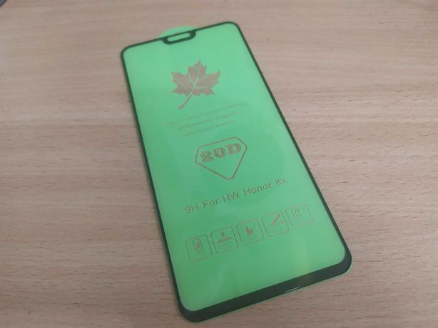 Защитное 5D стекло Huawei Honor 8X (2018), Y9 (2019) View 10 Lite ЛЮКС