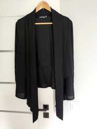 Nowy sweter czarny asymetryczny