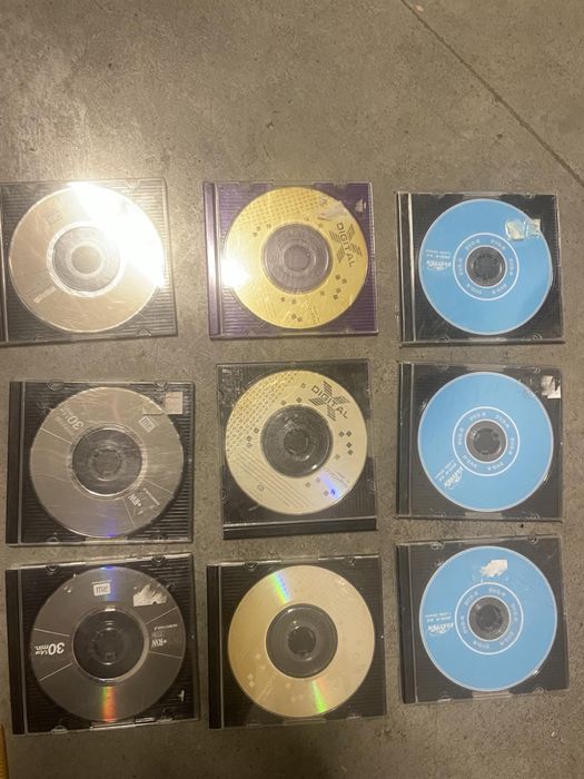 Mini dvd-r;mini dvd-rw 8 см.