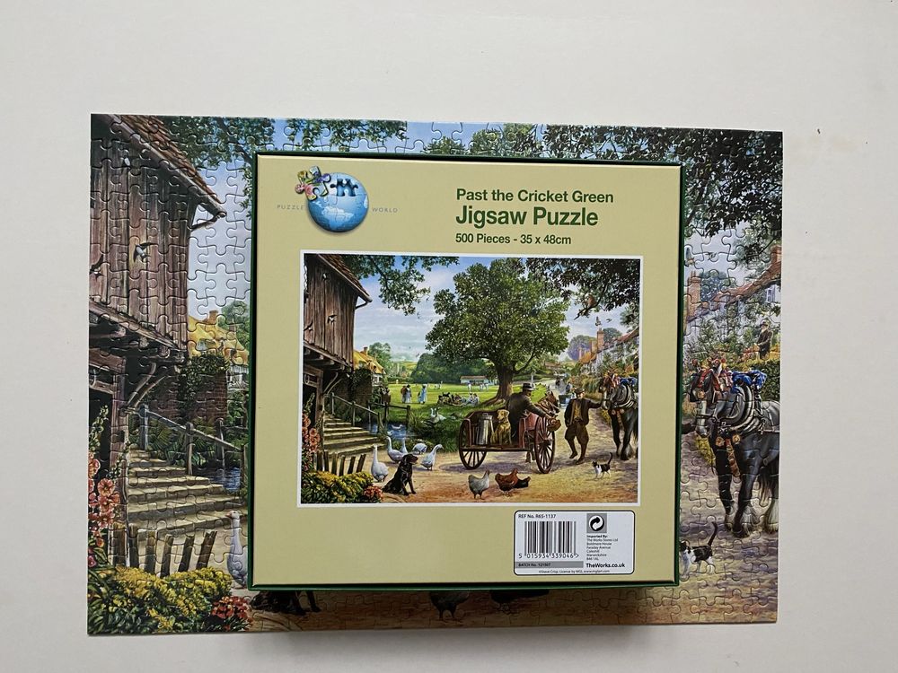 KOMPLETNE puzzle Jigsaw 500 “Past the Cricket Green”