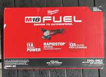 Акумуляторна безщіткова болгарка КШМ ,УШМ Milwaukee2880-20 M18 FUEL